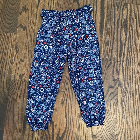 Nano collection girls floral navy pants - Picture 4 of 5